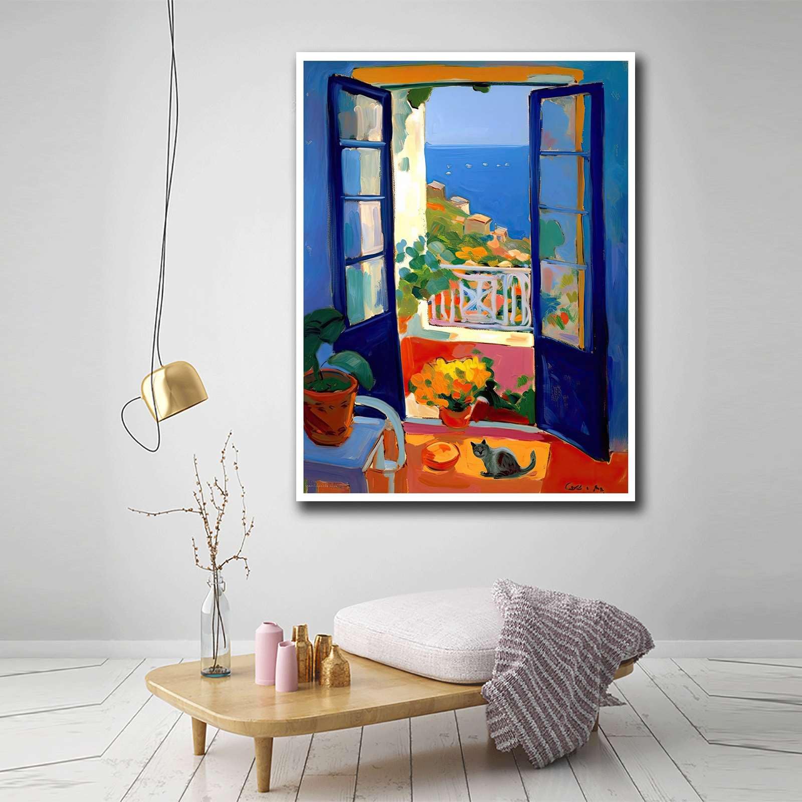 Amazon.com: HSCFWYLN Canvas Art Poster Henri Matisse Amalfi Coast